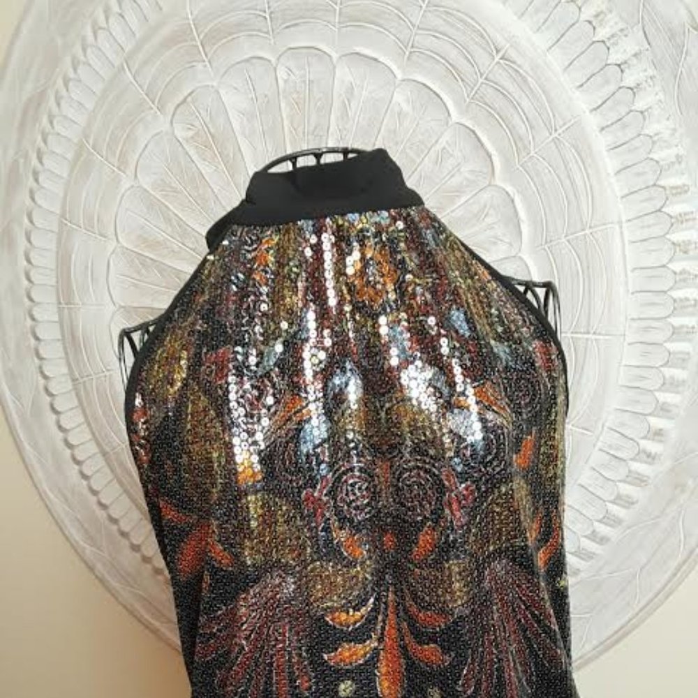 DOTS: Multi-Colored Sequins Shirt